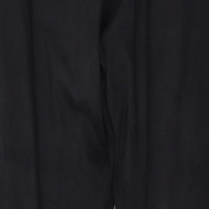 Misssguided Womens Black  Denim Skinny Jeans Size 12 L29 in