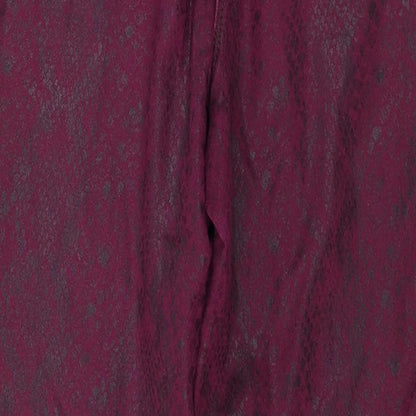 NEXT Womens Purple Animal Print Denim Jegging Jeans Size 8 L26 in