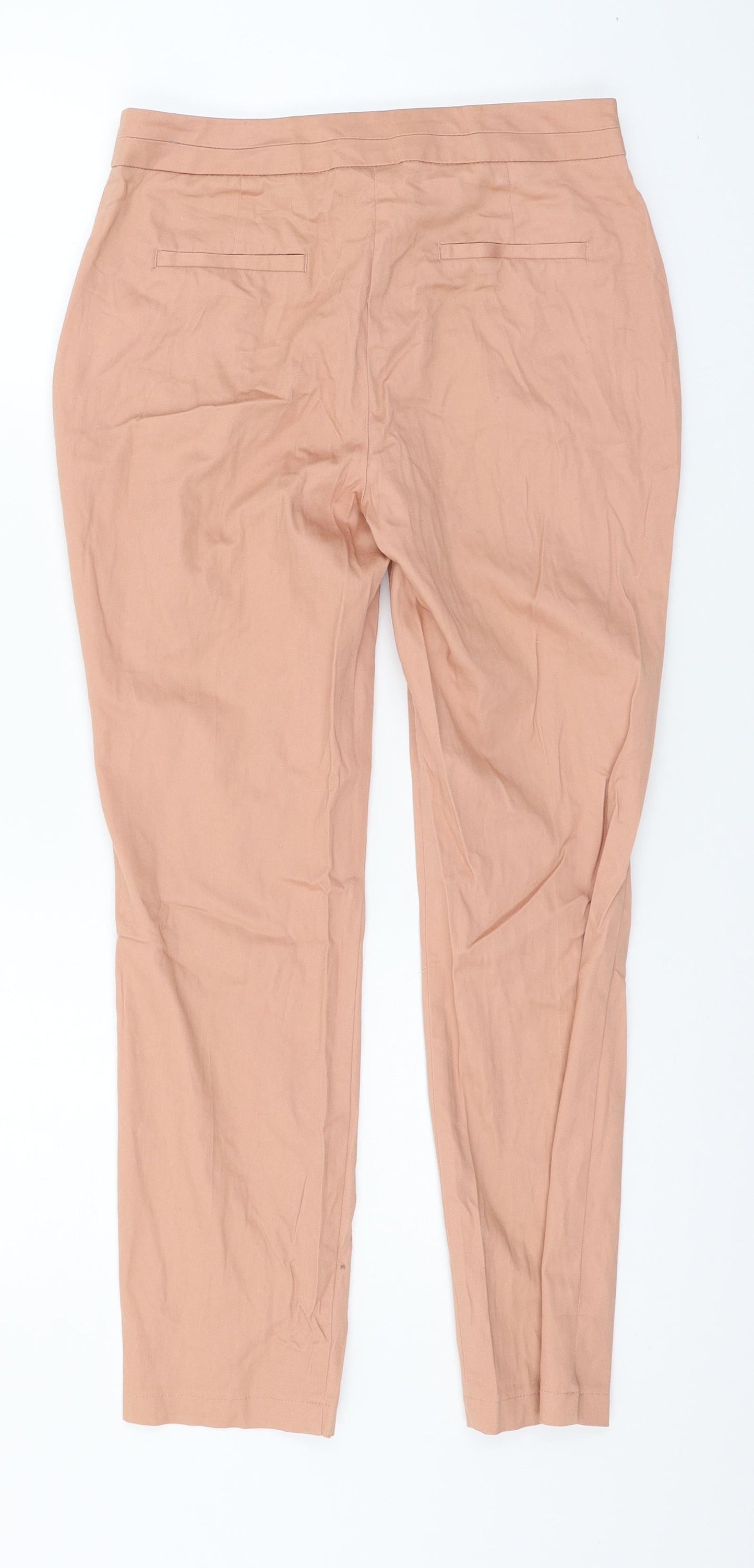 Womens UK Size 8 Atmosphere Regular Fit  Orange Trousers
