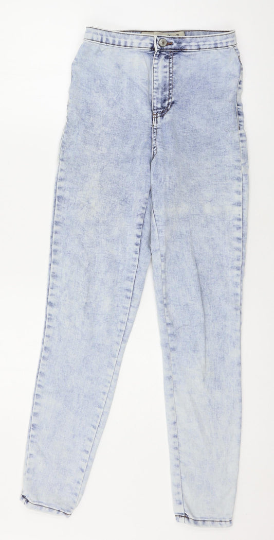 Denim & Co. Womens Blue  Denim Skinny Jeans Size 10 L29 in