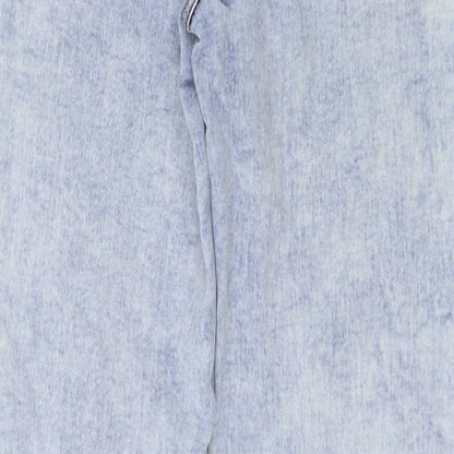 Denim & Co. Womens Blue  Denim Skinny Jeans Size 10 L29 in