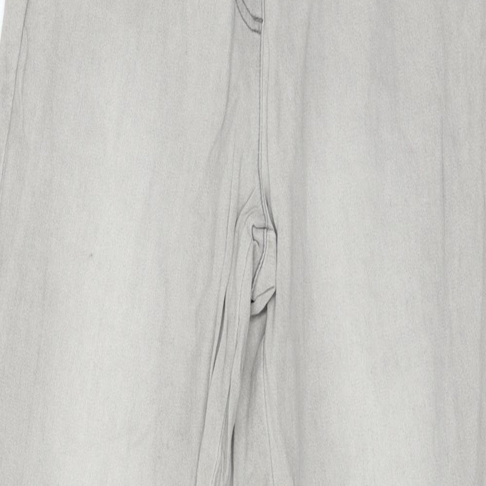 Cotton Traders Womens Grey  Denim Straight Jeans Size 10 L26 in