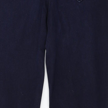Christian Berg Womens Blue  Denim Skinny Jeans Size 12 L28 in