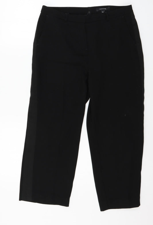 Comma Womens Black   Trousers  Size 8 L23 in