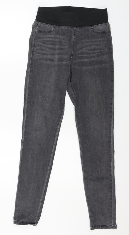 Free Quent Womens Grey  Denim Jegging Jeans Size S L29 in