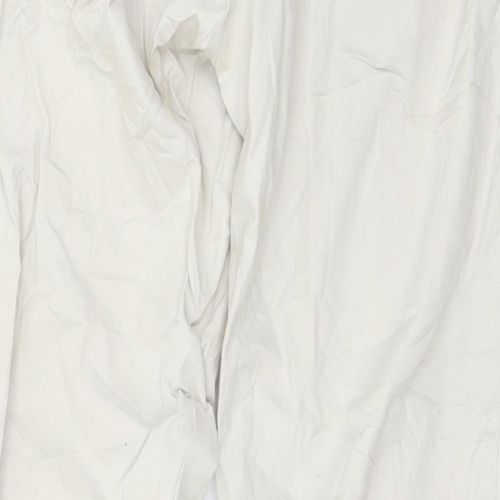 Womens UK Size 30 in Preworn Regular Fit  Ivory Trousers