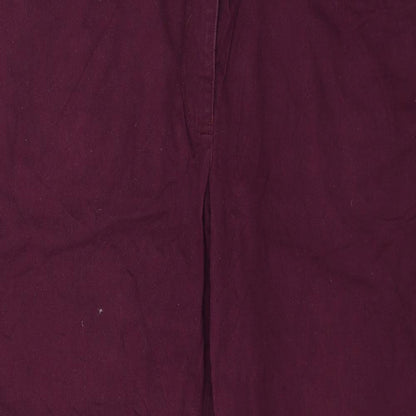Preworn Womens Purple  Denim Straight Jeans Size 20 L27 in