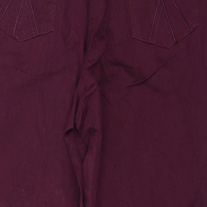 Preworn Womens Purple  Denim Straight Jeans Size 20 L27 in