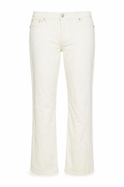 Chicoree Womens Ivory  Denim Trousers  Size 14 L30 in