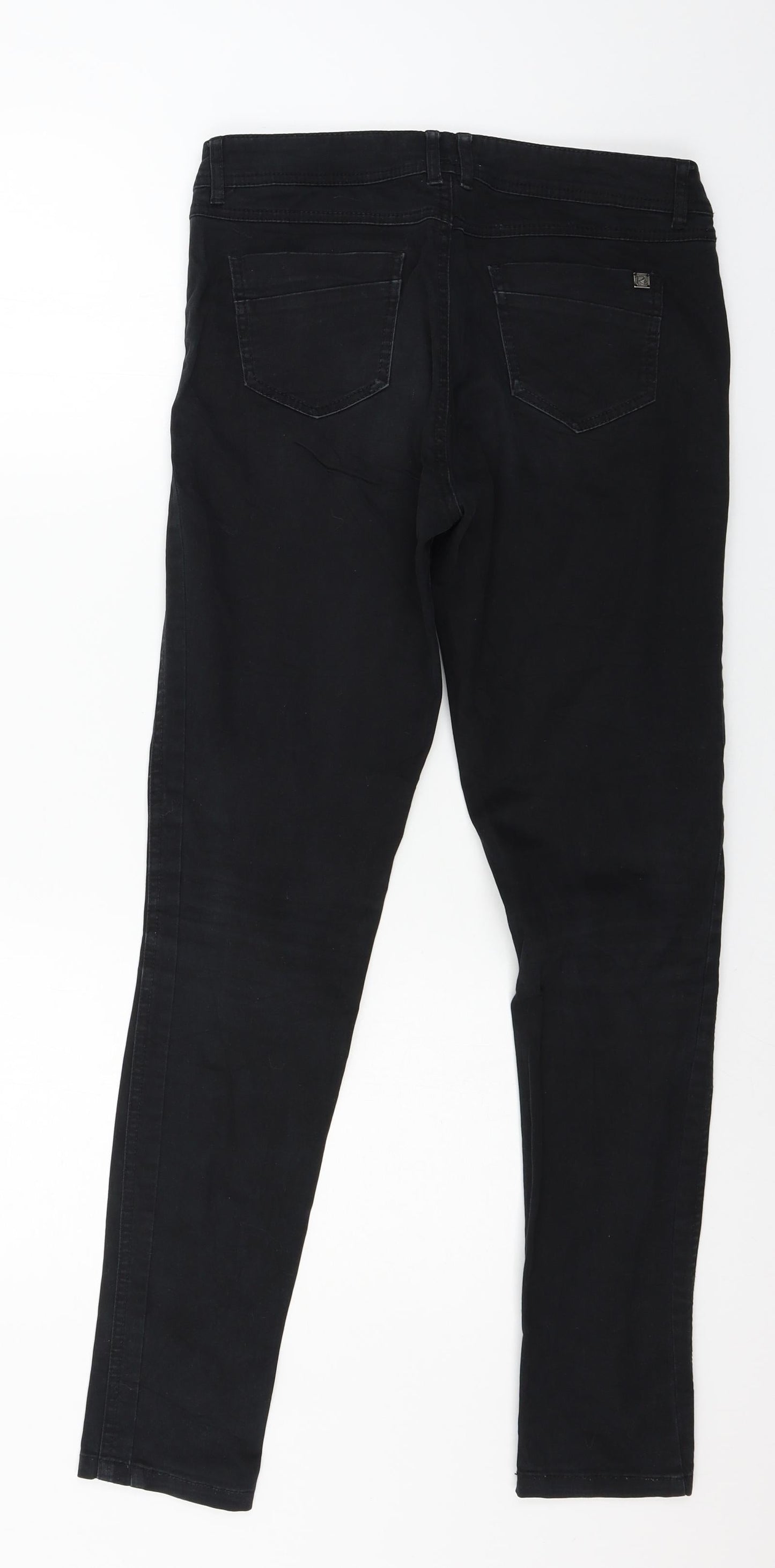 RESERVED Womens Black  Denim Skinny Jeans Size 6 L29 in