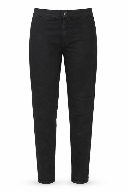 Womens UK Size 8 Bershka Regular Fit Skinny Black Jeans