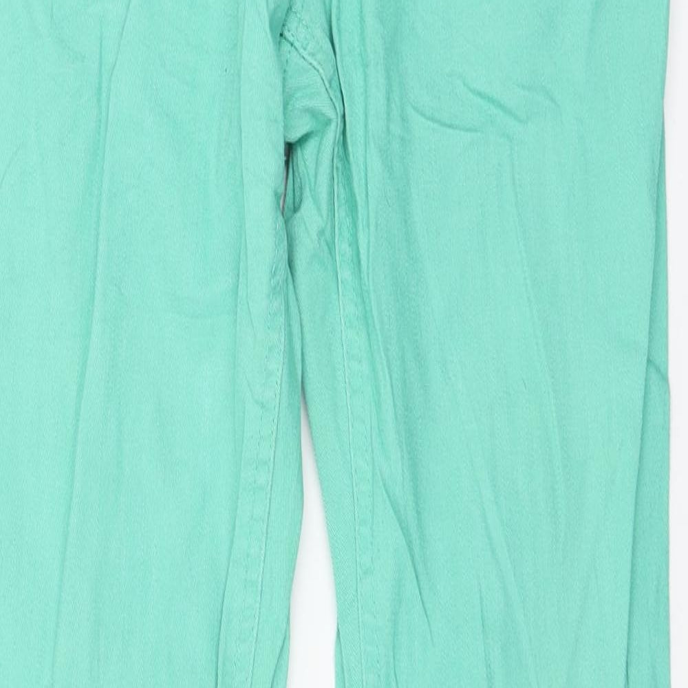 Womens UK Size 32 in OKAY Regular Fit Skinny Green Jeans
