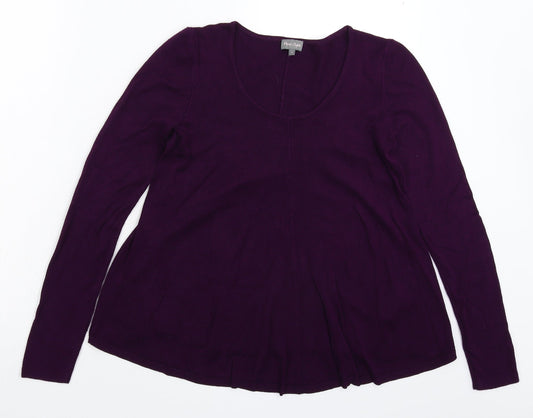 Womens UK Size 10 Phase Eight Purple Pullover Jumper