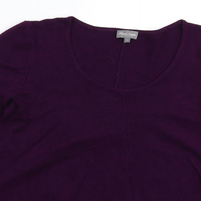 Womens UK Size 10 Phase Eight Purple Pullover Jumper