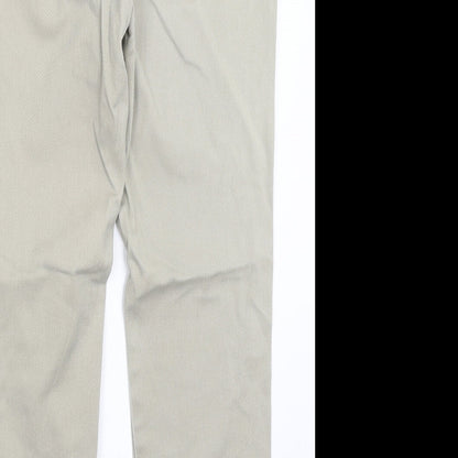 Debenhams Womens Grey  Denim Straight Jeans Size 10 L26 in