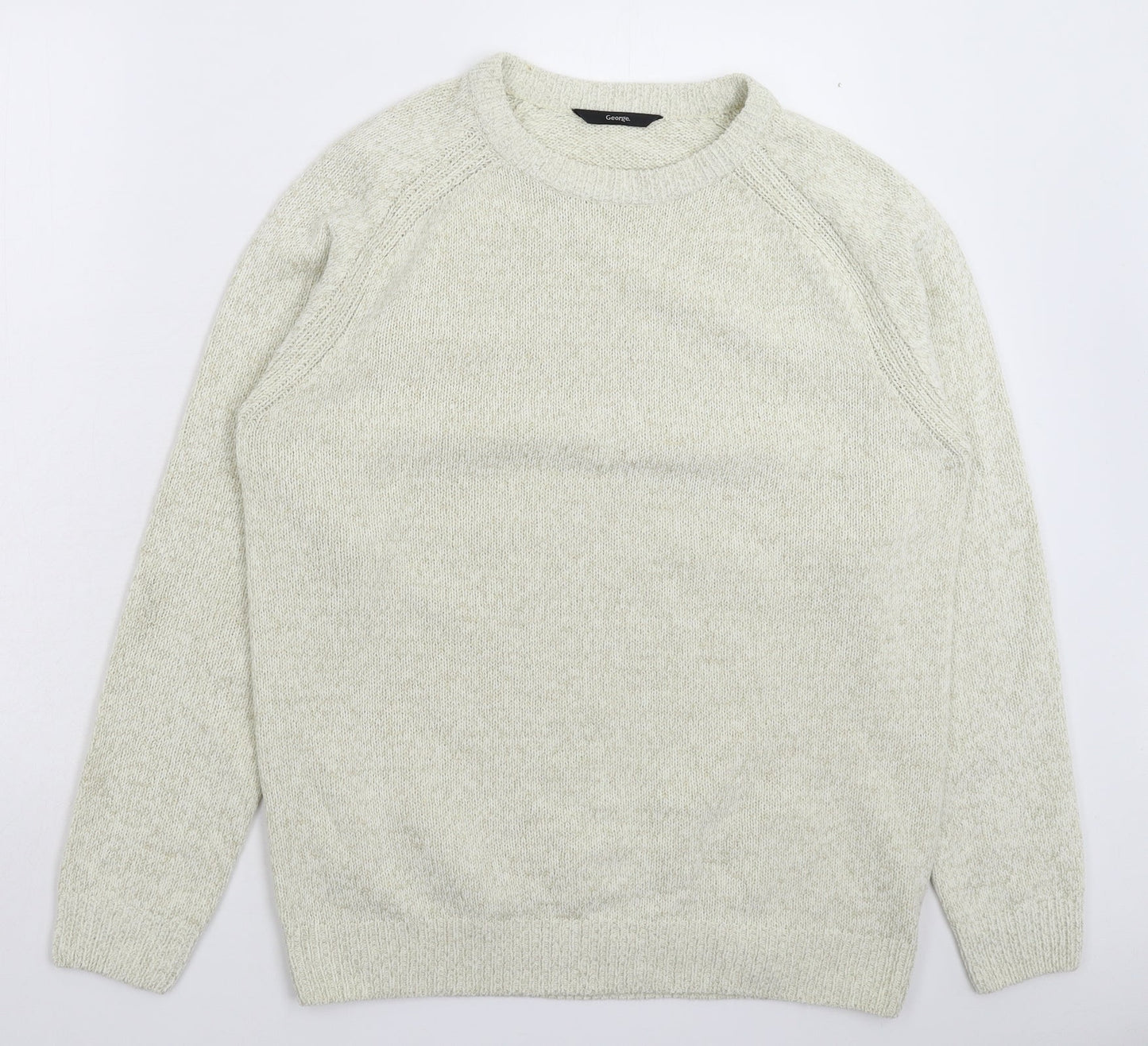 George Womens Grey  Knit Pullover Jumper Size L