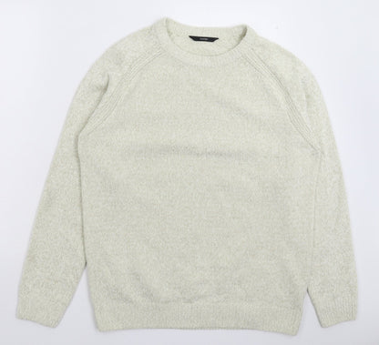 George Womens Grey  Knit Pullover Jumper Size L