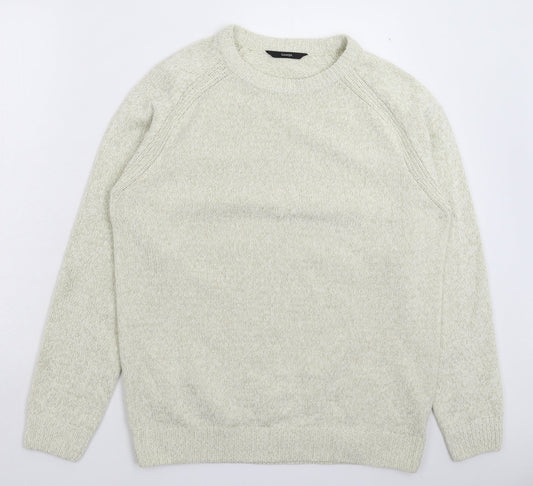 George Womens Grey  Knit Pullover Jumper Size L