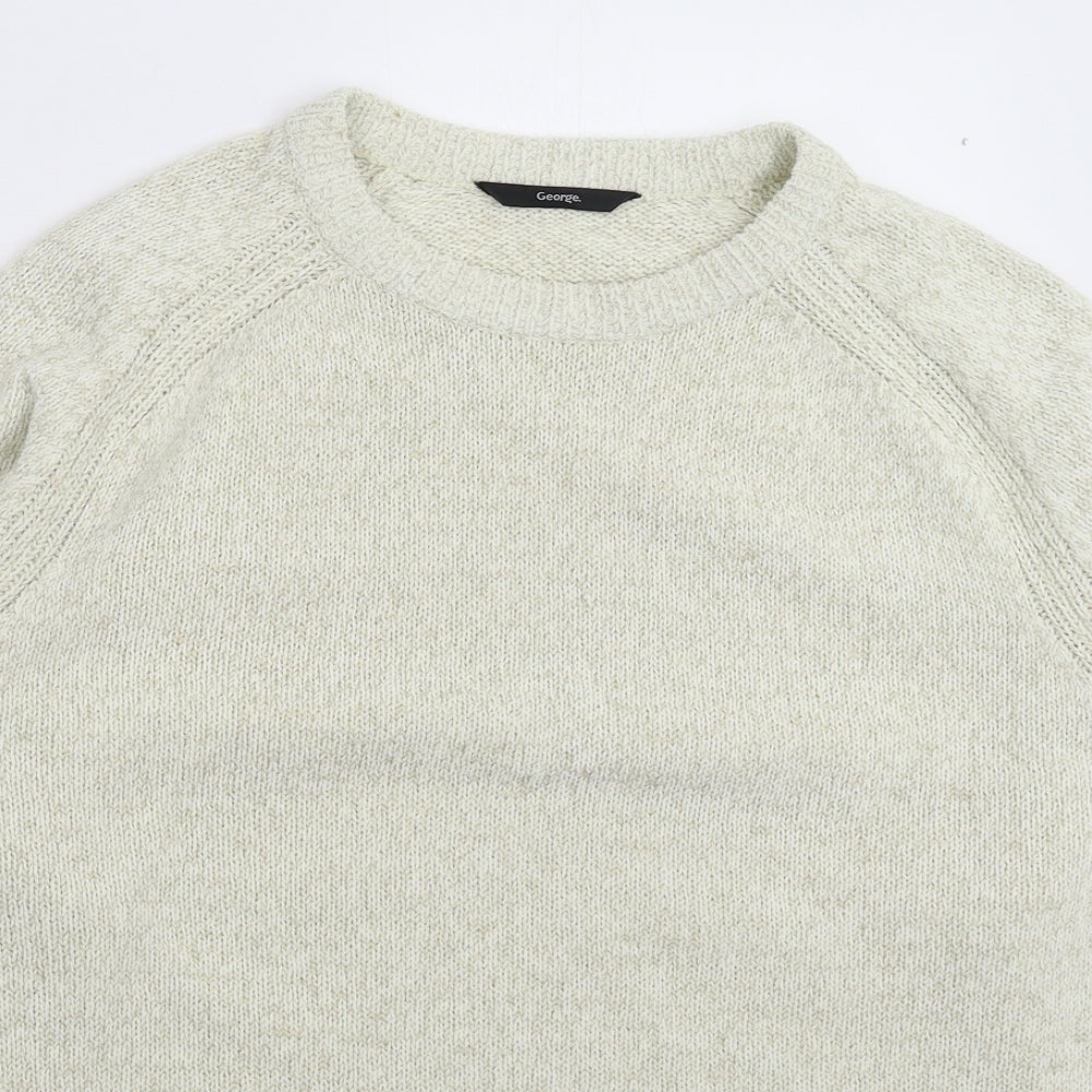 George Womens Grey  Knit Pullover Jumper Size L