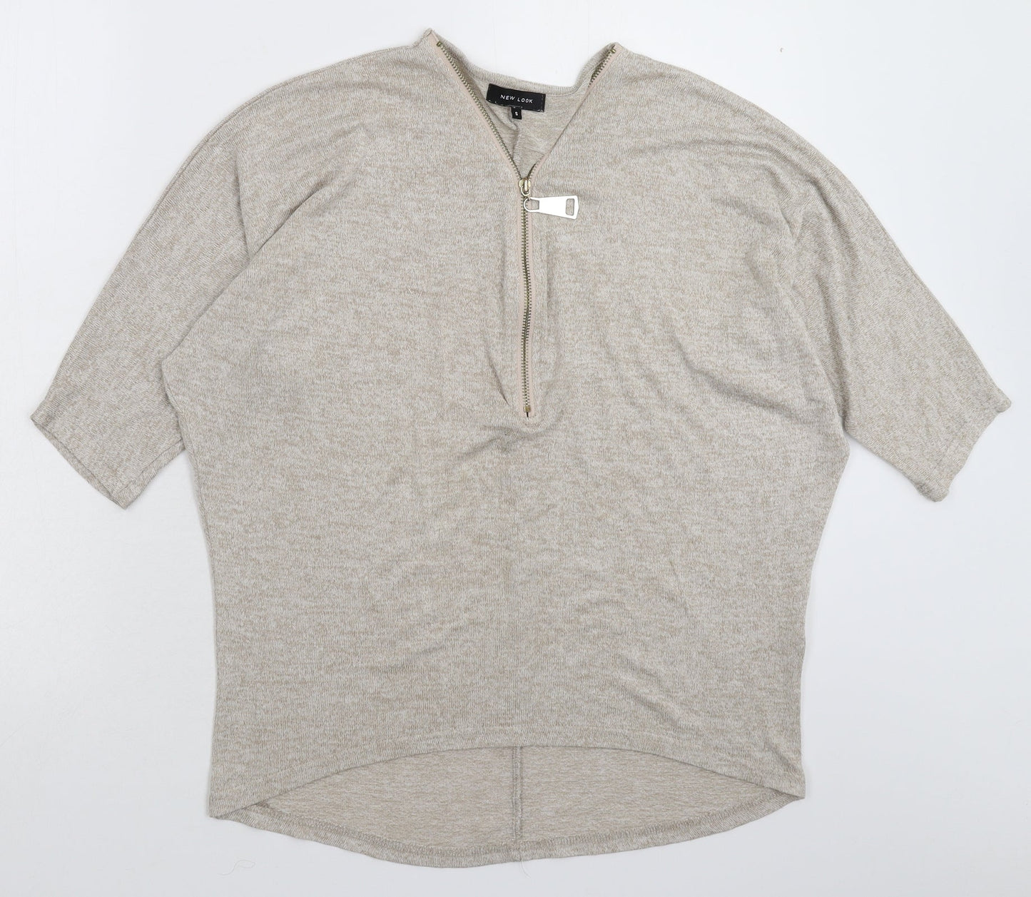 Womens UK Size S New Look Grey Pullover Jumper