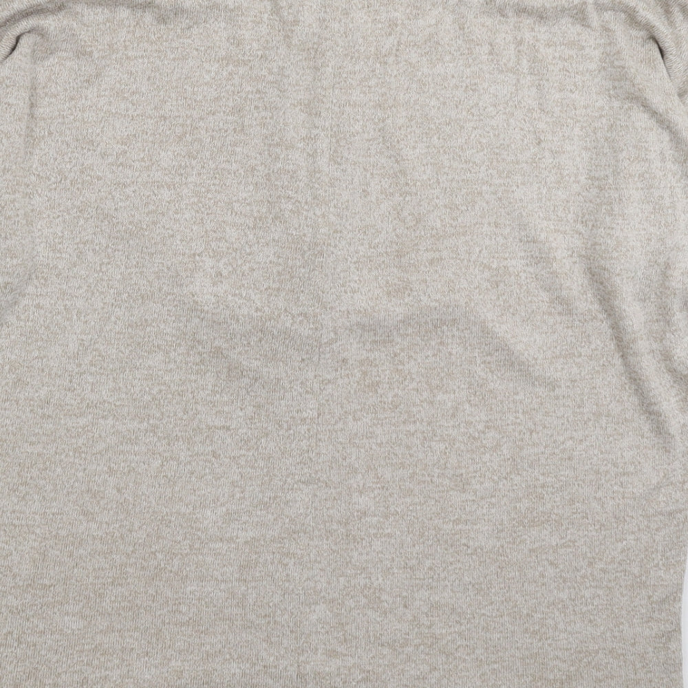 Womens UK Size S New Look Grey Pullover Jumper