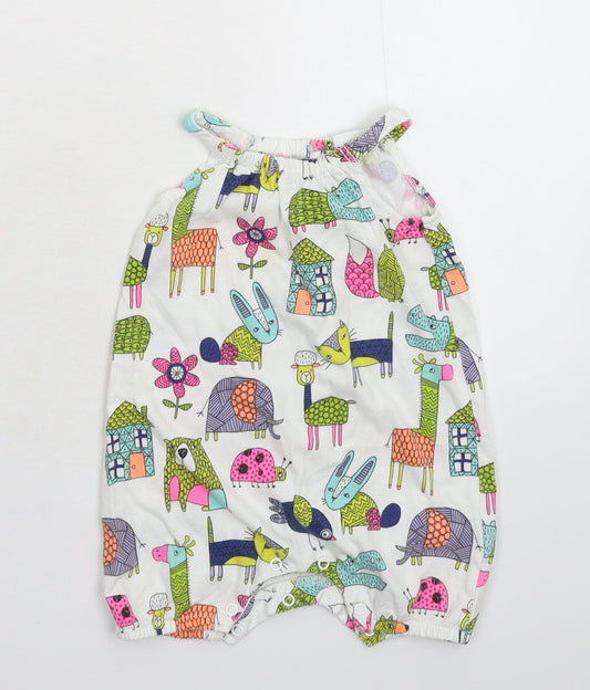 NEXT Girls White   Babygrow One-Piece Size 3-6 Months
