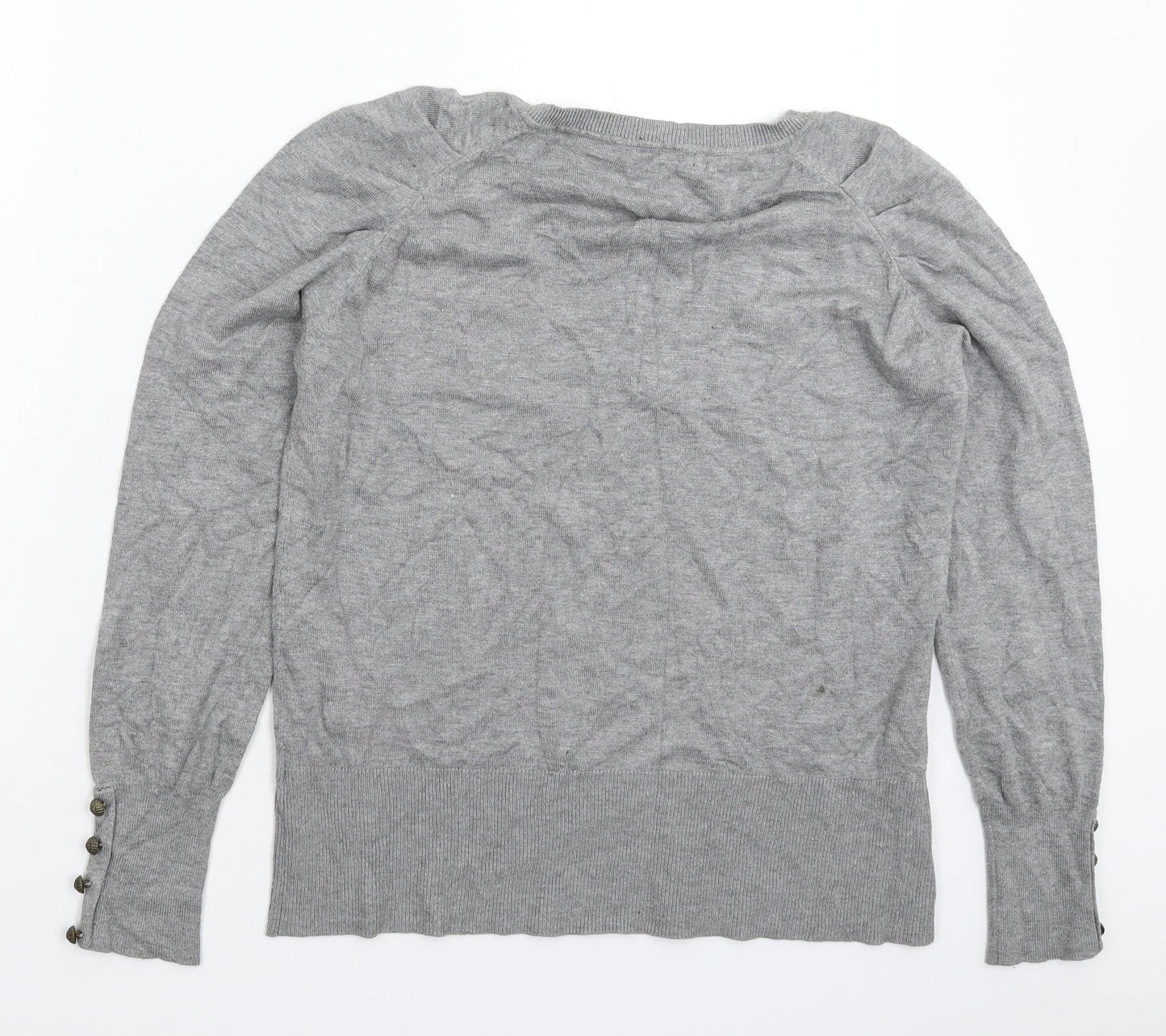 David Emanuel Womens Grey  Knit Pullover Jumper Size 18