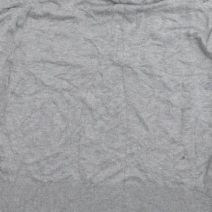 David Emanuel Womens Grey  Knit Pullover Jumper Size 18