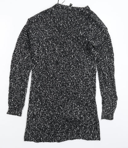 Womens UK Size XS Divided Grey Cardigan Jumper