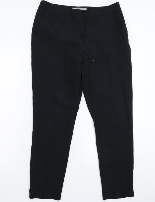 Womens UK Size 12 ASOS Slim Fit Dress Pants Black Trousers
