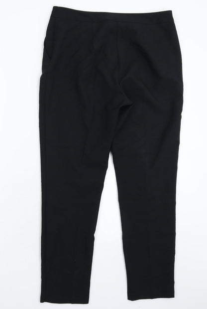 Womens UK Size 12 ASOS Slim Fit Dress Pants Black Trousers