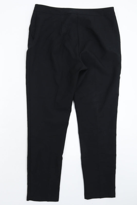Womens UK Size 12 ASOS Slim Fit Dress Pants Black Trousers