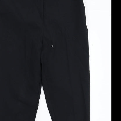 Womens UK Size 12 ASOS Slim Fit Dress Pants Black Trousers