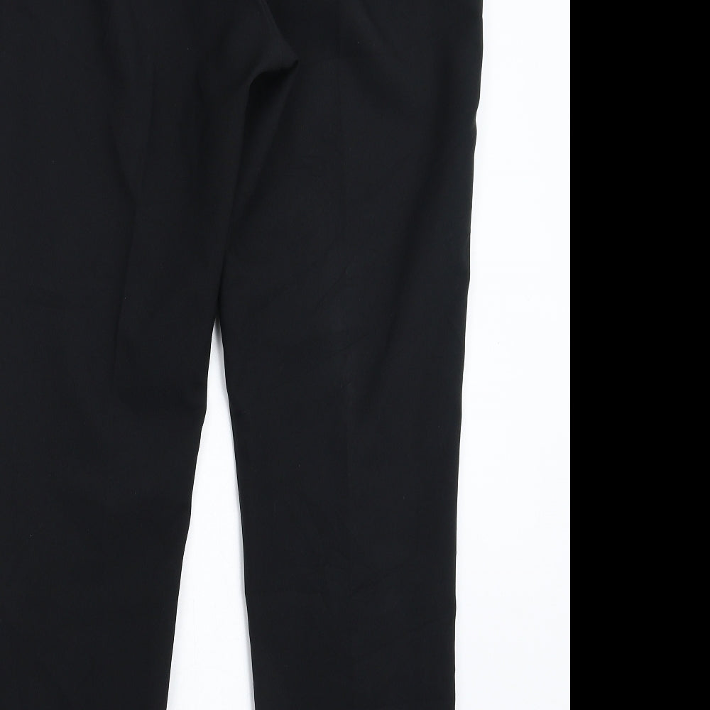 Womens UK Size 12 ASOS Slim Fit Dress Pants Black Trousers