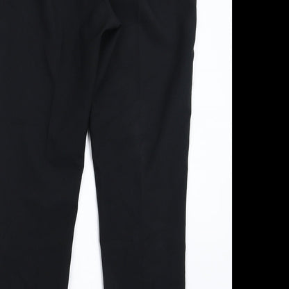 Womens UK Size 12 ASOS Slim Fit Dress Pants Black Trousers
