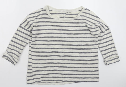 Womens UK Size 10 New Look White Pullover Jumper