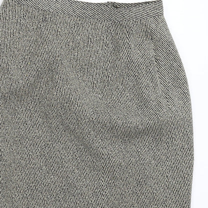 Country Casuals Womens Beige Striped  Straight & Pencil Skirt Size 8