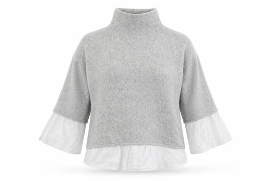 Womens UK Size 16 Urban Bliss Grey Pullover Jumper