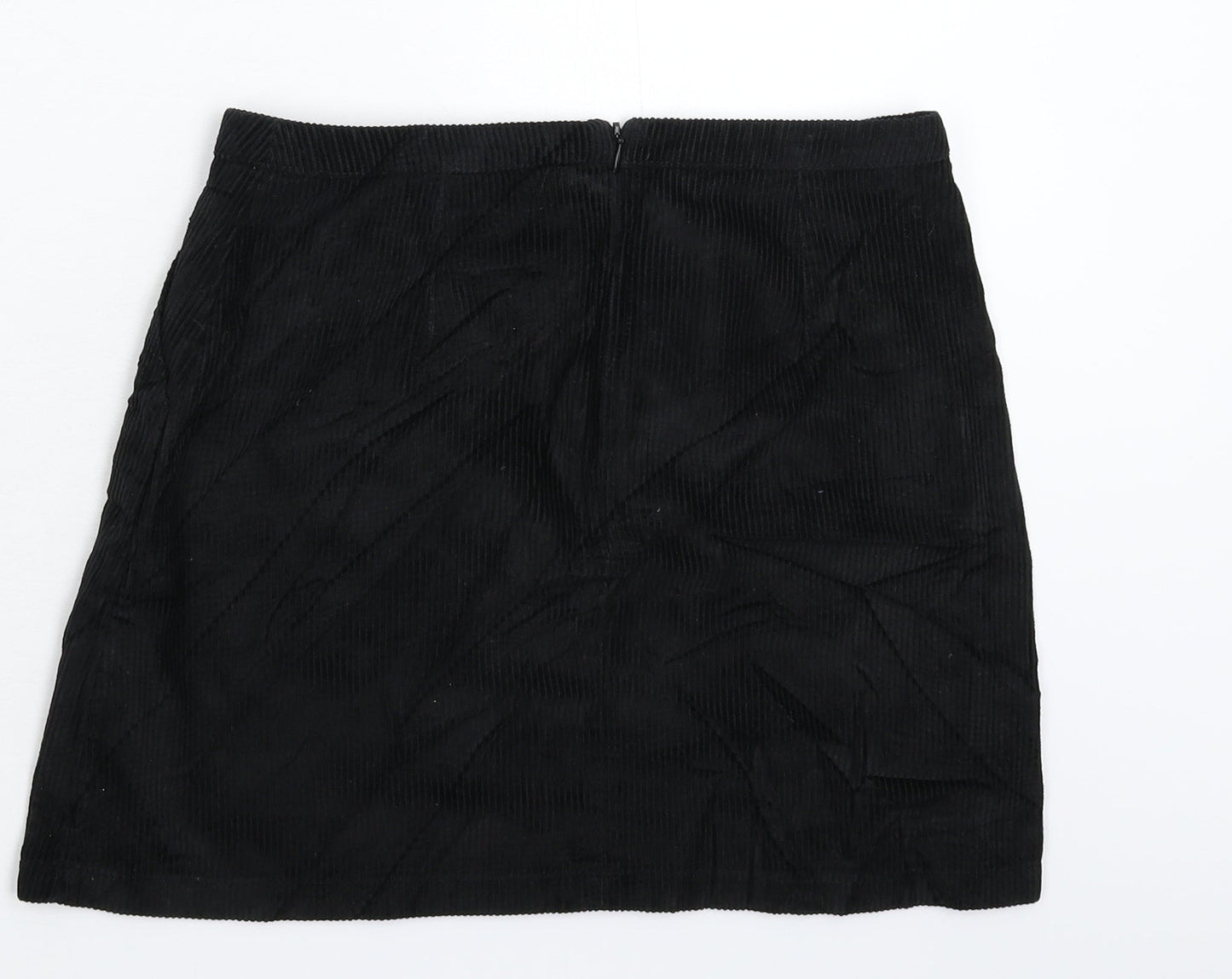 New Look Girls Black  Corduroy Mini Skirt Size 13 Years