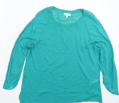 Womens UK Size M Monsoon Green Pullover Jumper