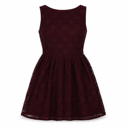 ruby rocks bty Womens Red Colourblock  Fit & Flare  Size 10