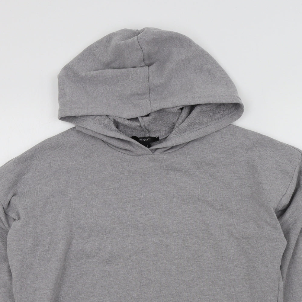 Womens UK Size L FOREVER 21 Grey Pullover Jumper