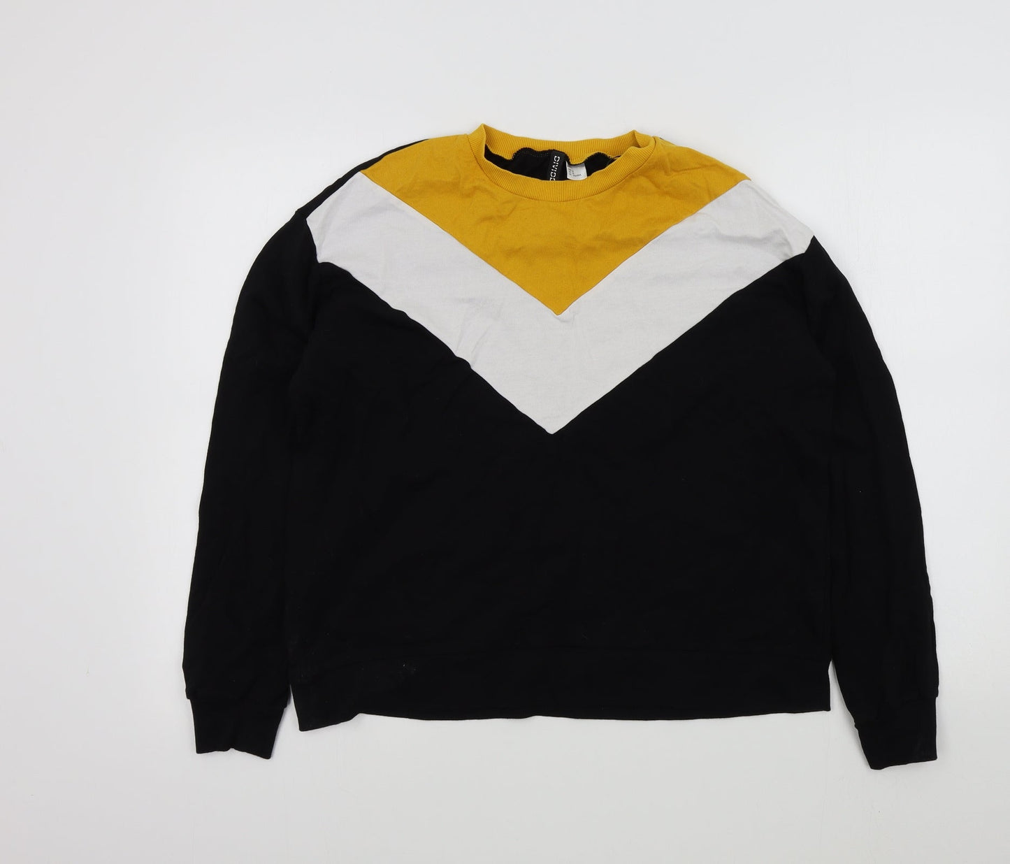 Womens UK Size M H&M Black Pullover Jumper