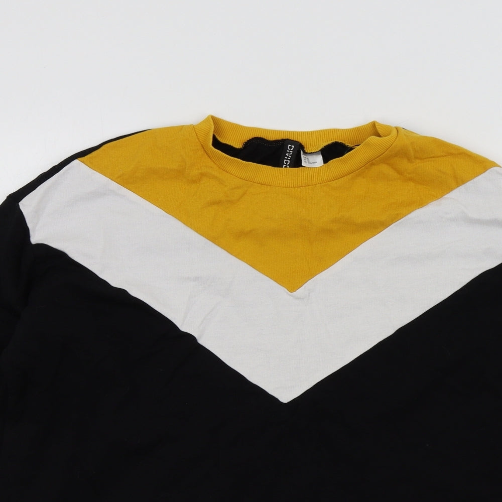 Womens UK Size M H&M Black Pullover Jumper
