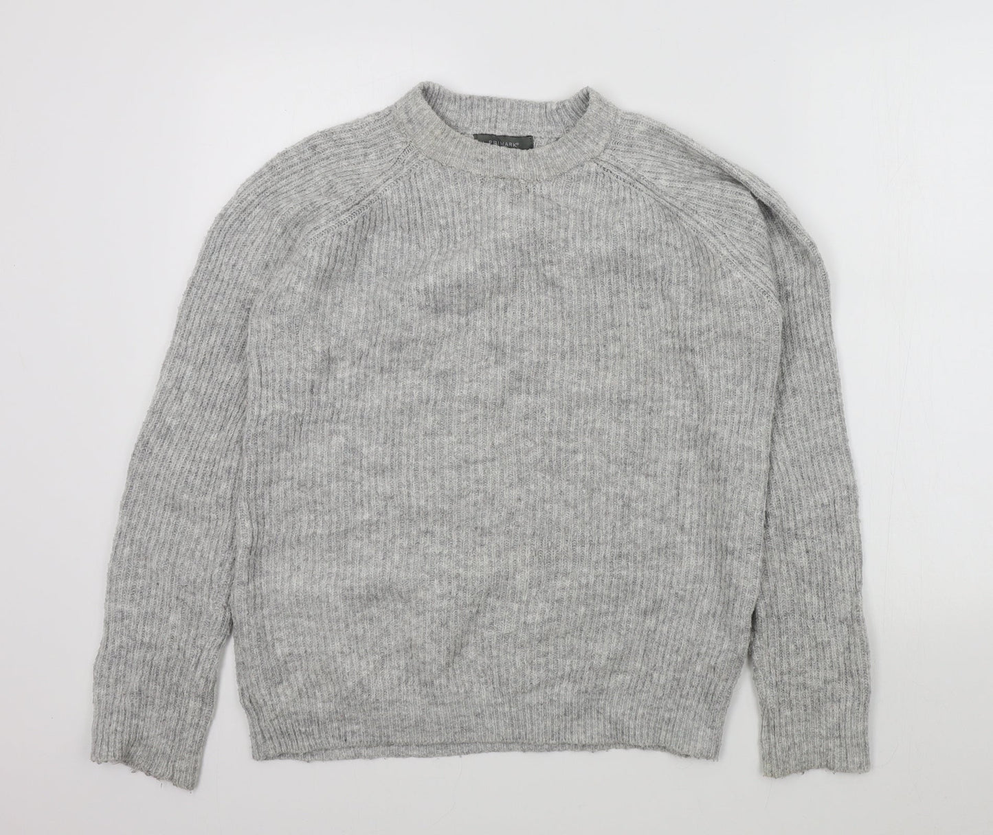 Primark Womens Grey   Pullover Jumper Size S