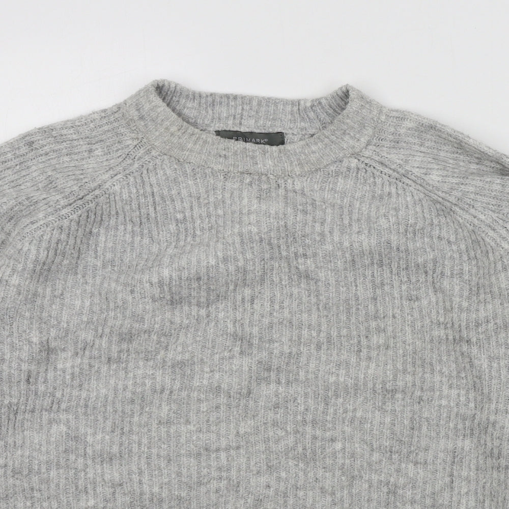 Primark Womens Grey   Pullover Jumper Size S
