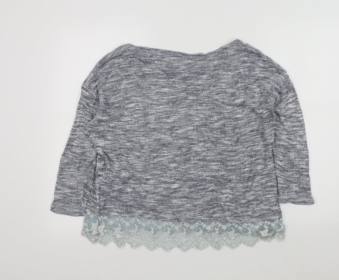 Womens UK Size M H&M Blue Pullover Jumper