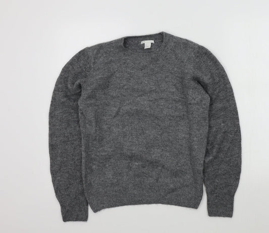 Womens UK Size S H&M Grey Pullover Jumper