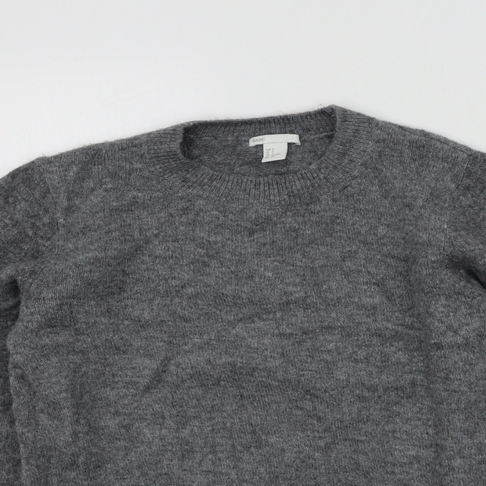 Womens UK Size S H&M Grey Pullover Jumper
