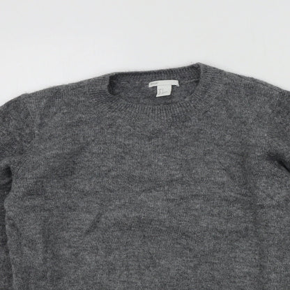 Womens UK Size S H&M Grey Pullover Jumper